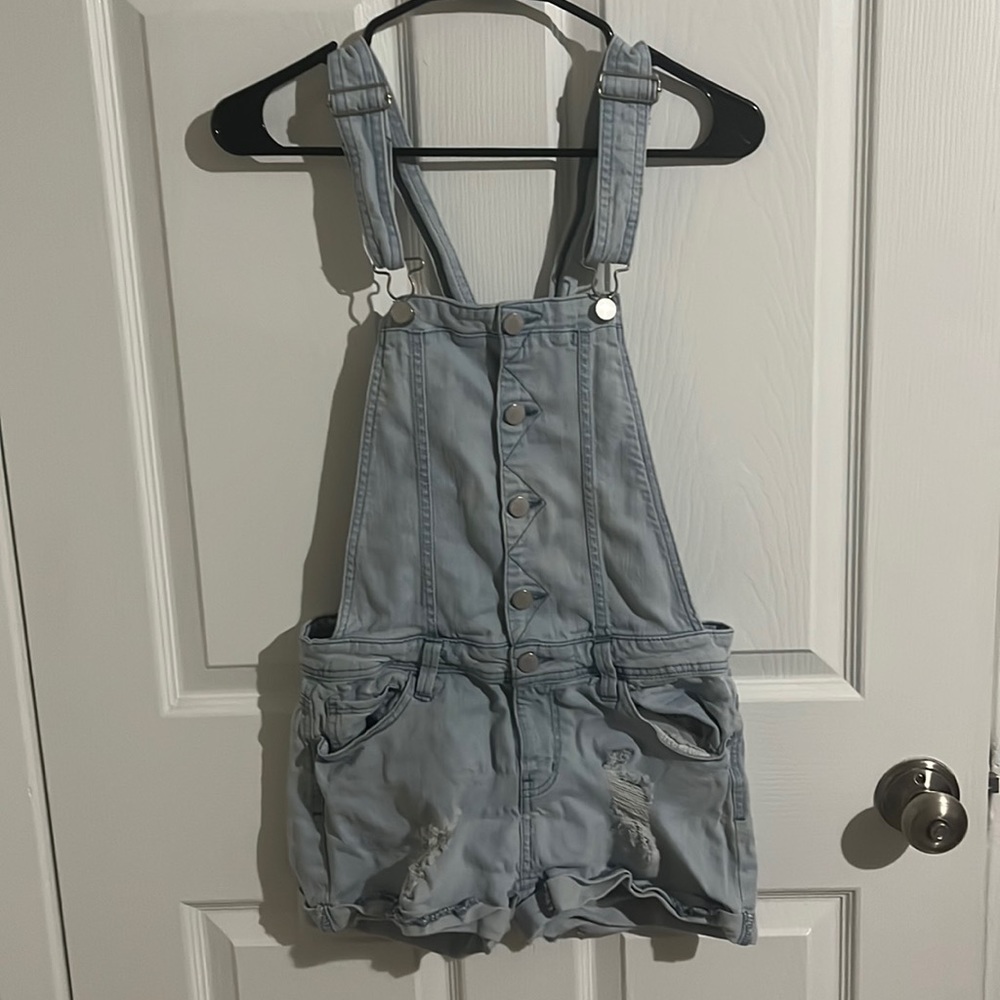 Denim overalls